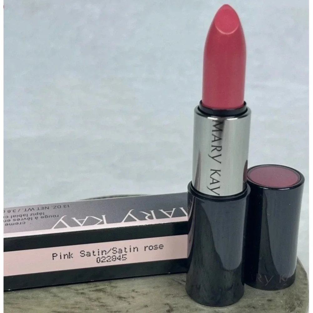 New Mary Kay Creme Lipstick - Pink Satin - Full Size, NIB